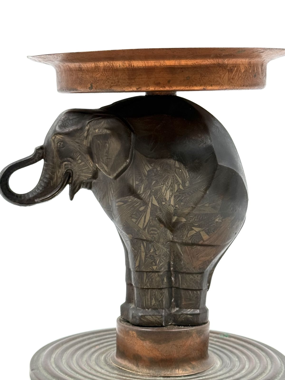 Art Deco Elephant Coupe Vide Poche, France 1930s photo 350.0