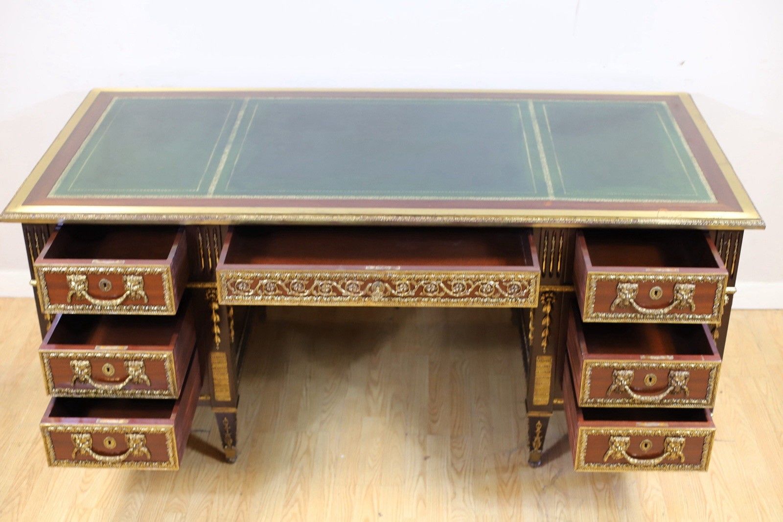 Stunning French Empire Style Mahogany Desk photo buy