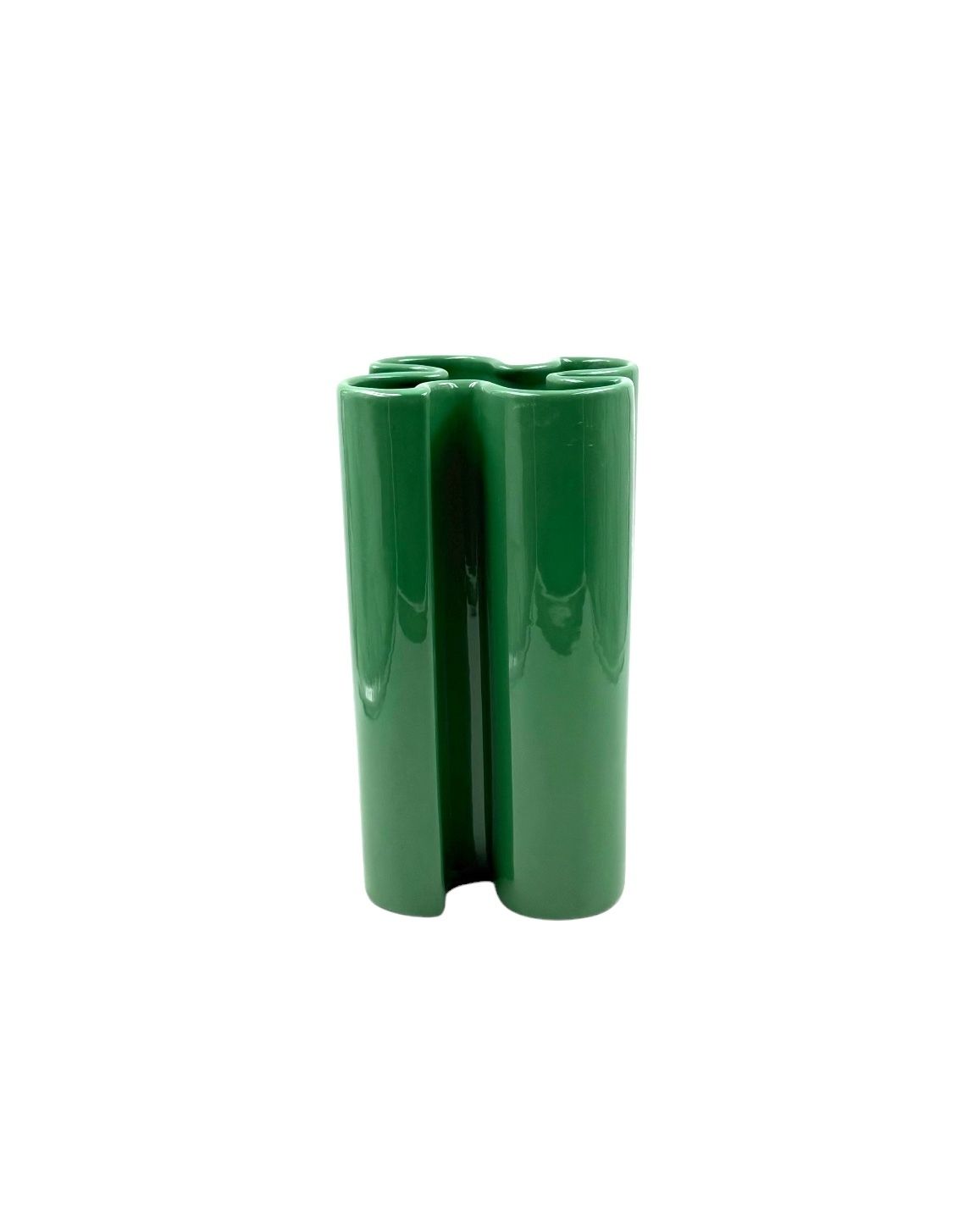 photo buy Franco Bettonica, Space Age Rare Green Ceramic Vase, Gabbianelli Italy Ca. 1970