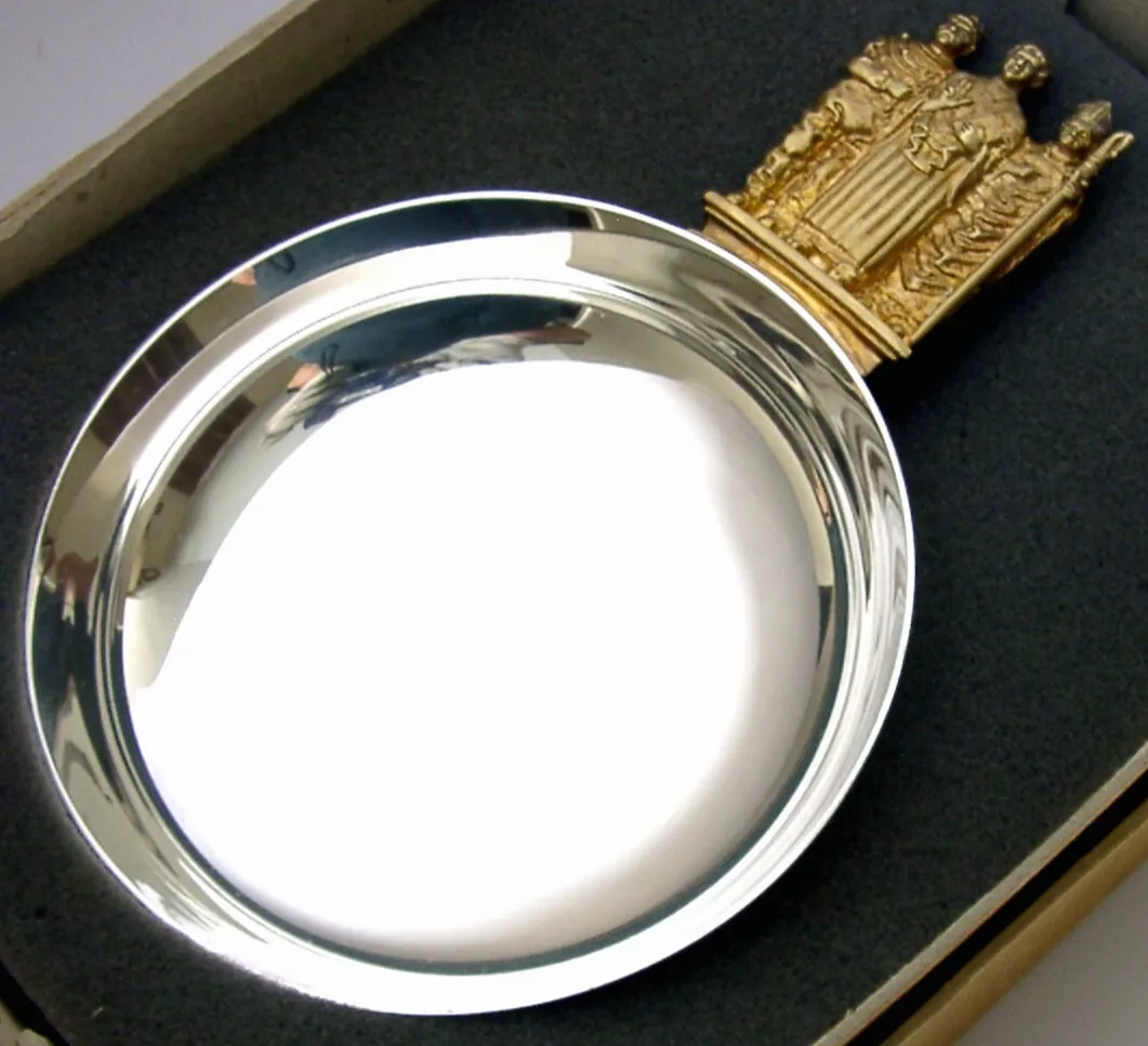 Aurum 214g Sterling Silver Winchester Cathedral Bowl 1979 Aurum Hector Miller