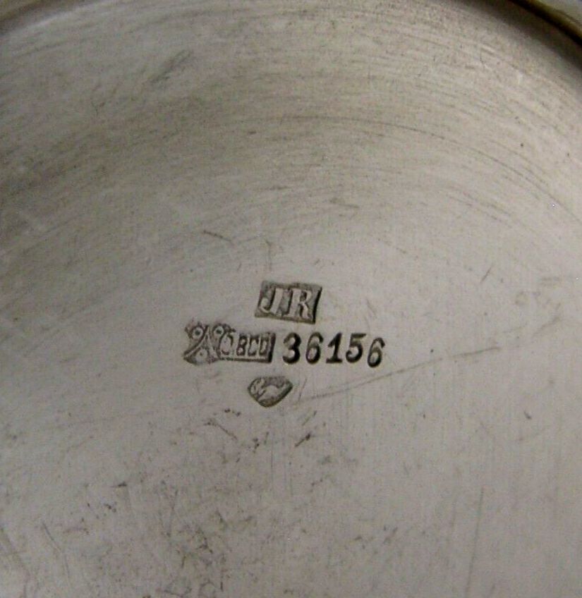 photo vintage Rare 422g Swiss Jezler Solid Silver Lidded Bowl Urn C1920 Antique Arts & Craft