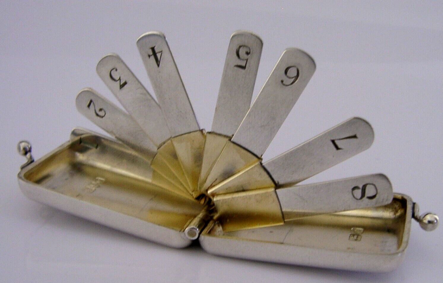 Rare Victorian Viscount Sterling Silver Butt Marker 1898 Antique Shooting photo 1250.0