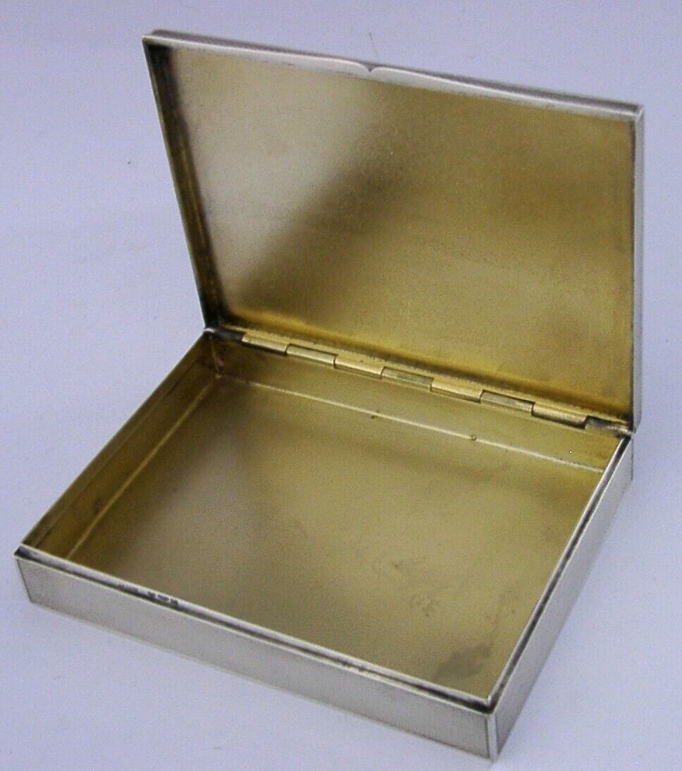 Rare 182g Stunning Sterling Silver Enamel Table Jewellery Box 1927 Antique photo 995.0