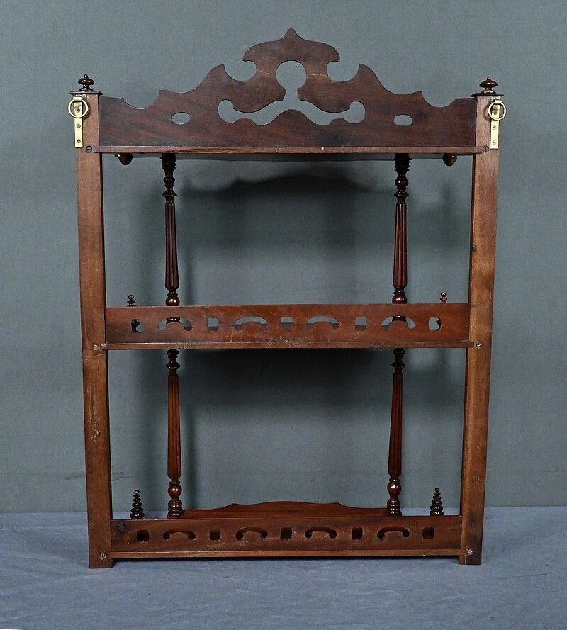 photo vinterior Mahogany Wall Shelf, Louis Philippe Period – Mid 19th Century