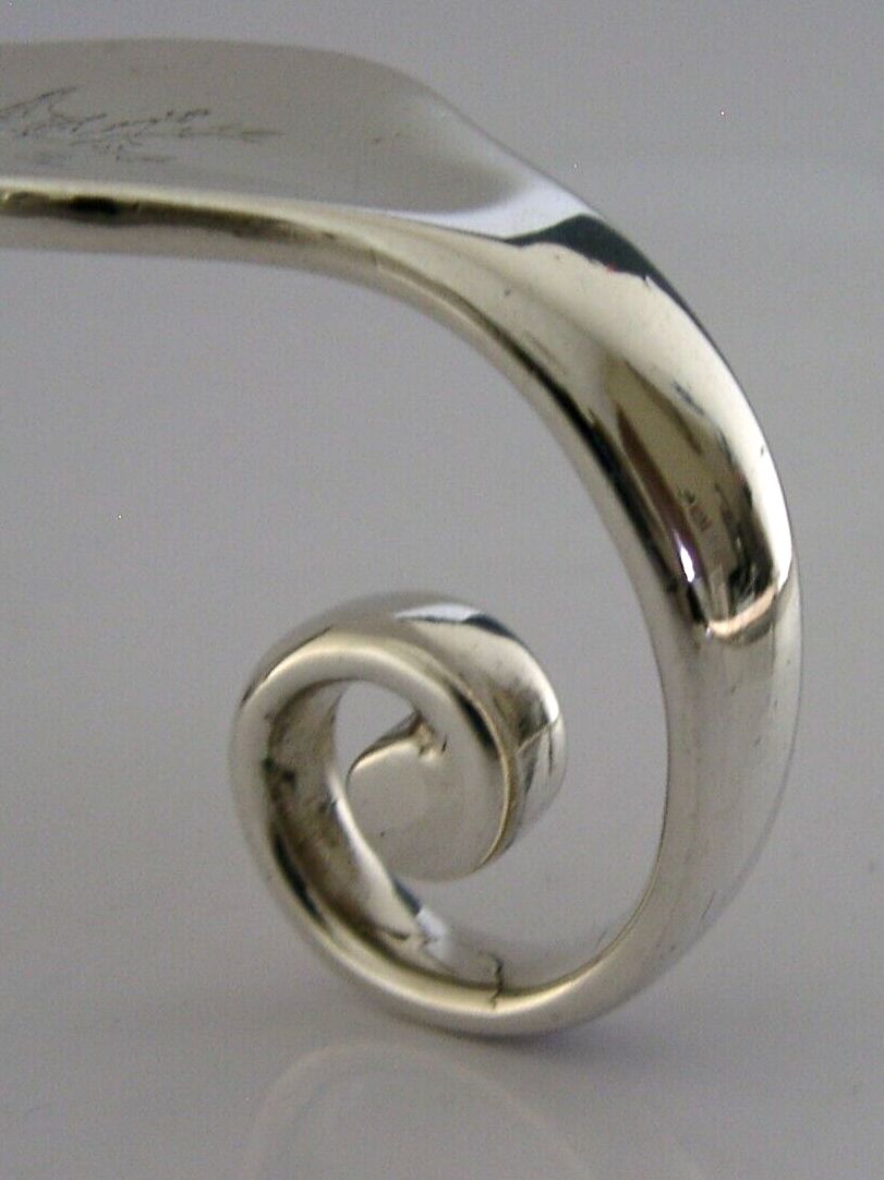 photo furniture Rare Yetsworth Family Crested Sterling Silver Spoon Warmer 1907 Antique 274g