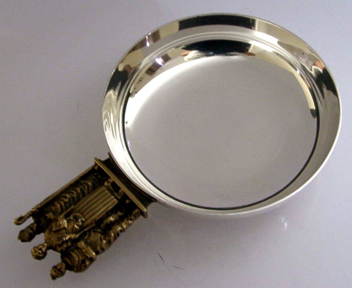 Heavy Aurum 212g Sterling Silver Bowl Porringer 1979 Hector Miller Limited No 81 photo furniture