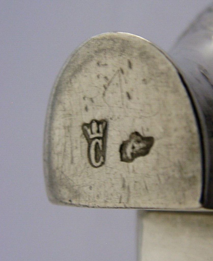 Good Size 4 Inch Rare German Hanau Solid Silver Shoe Box C1900 Antique 60g photo vintage
