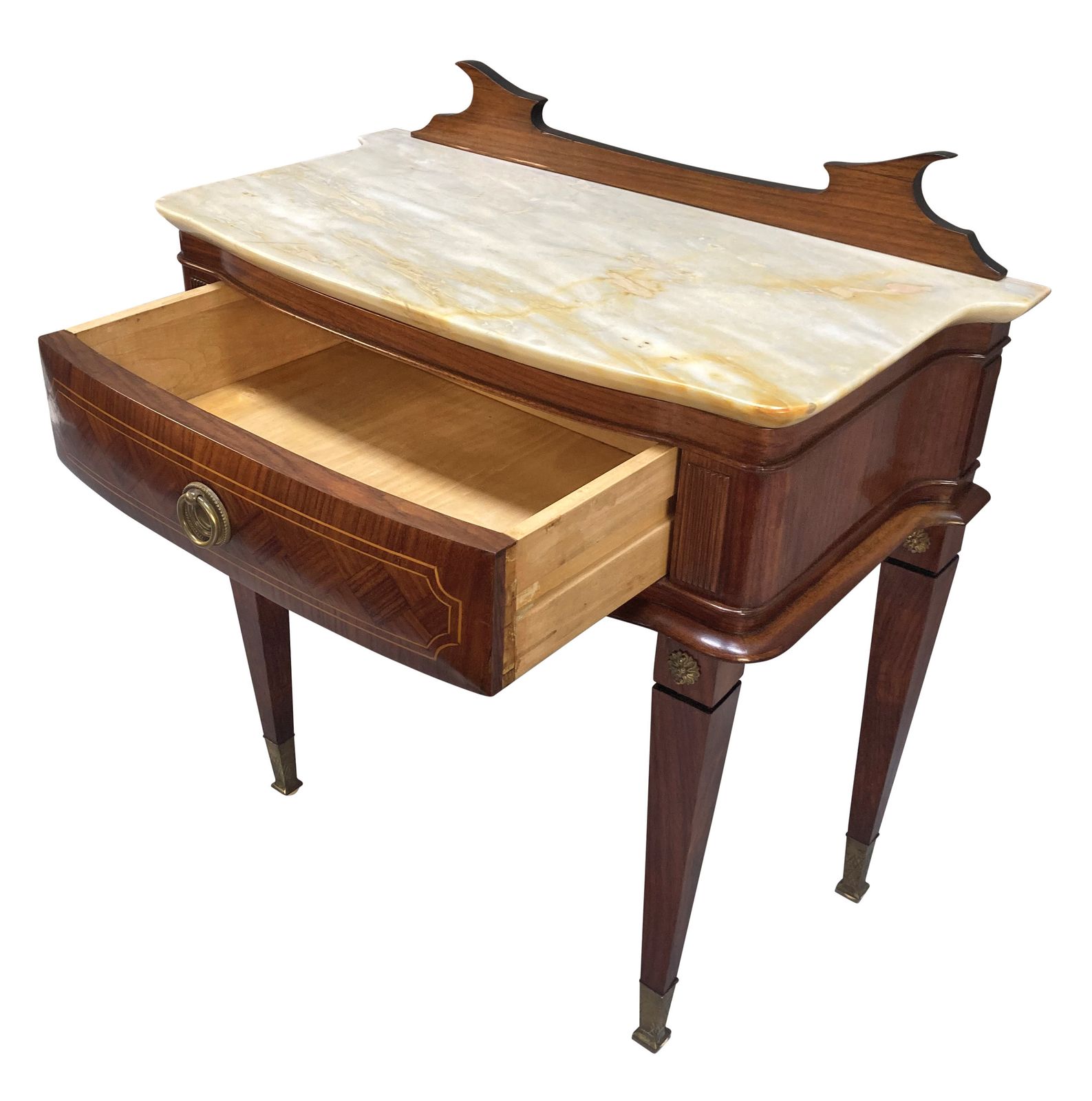 A Pair Of Paolo Buffa Night Stands With Marble Tops photo Furniture