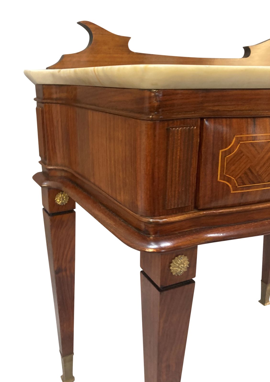 A Pair Of Paolo Buffa Night Stands With Marble Tops photo vinterior
