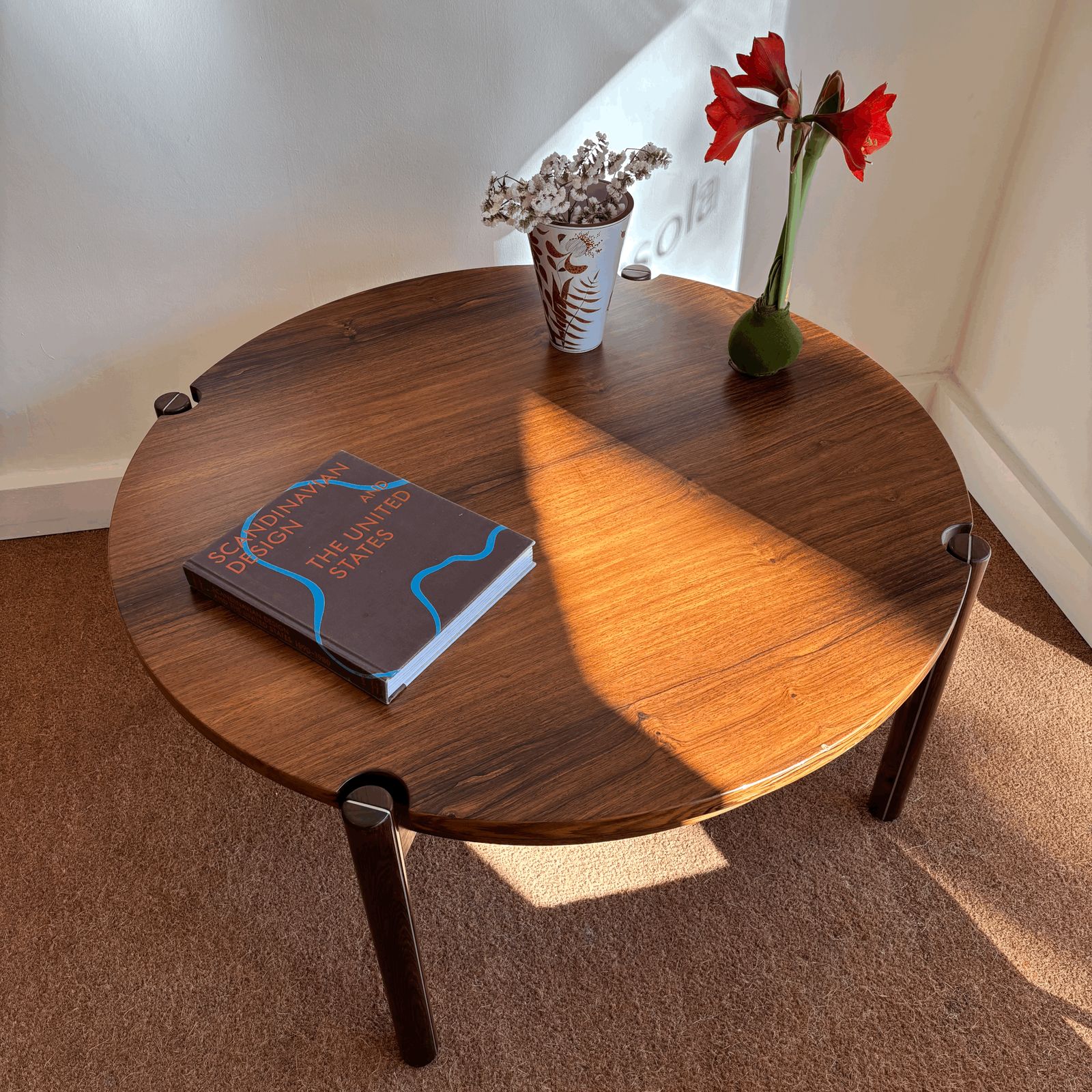 Hans Jørgen Frydendal Rosewood Coffee Table, Denmark, 1960s photo furniture