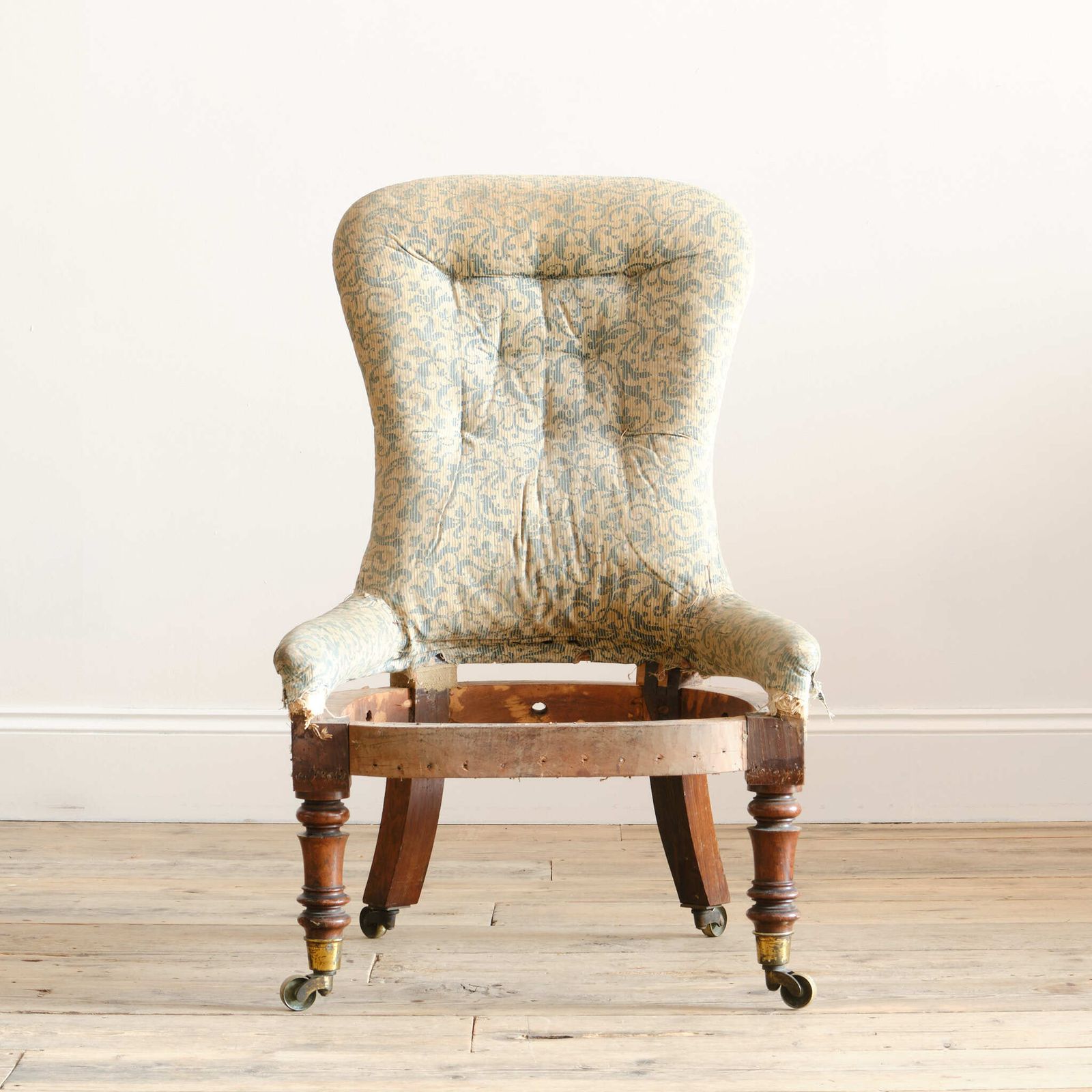 Regency Slipper Chair photo vintage