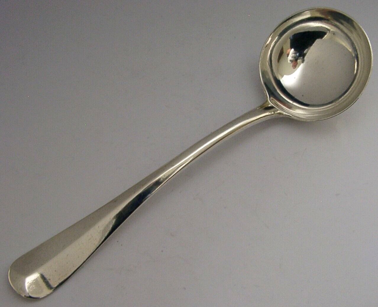 Rare Sterling Silver Lampet Or Lampeth Family Crested Sauce Ladle 1918 photo furniture