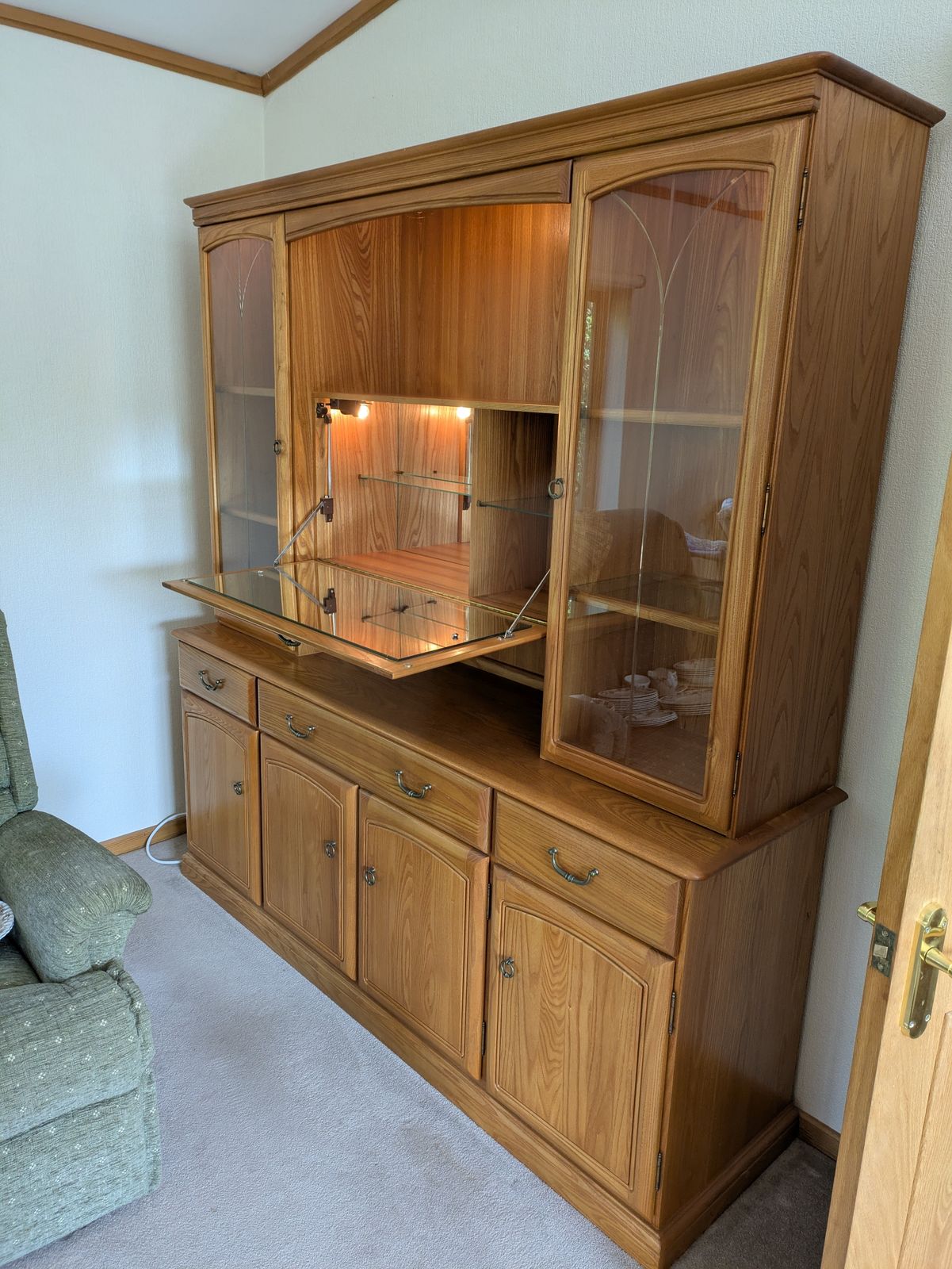 Set Of Jentique Ash Dining Room Furniture