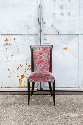 Art Deco Italian Walnut Chairs, 1930s, Set Of 4 photo furniture