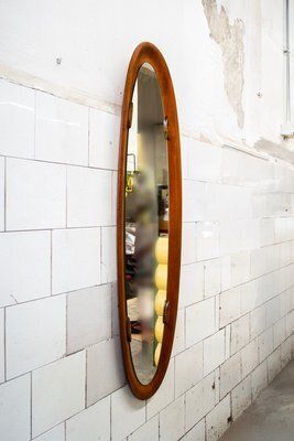 Oval Mirror By Franco Campo & Carlo Graffi For Home, 1950s photo furniture