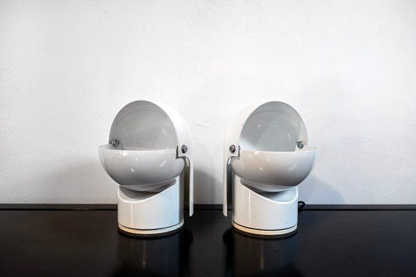 Pileino Tafellamp Van Gae Aulenti Voor Artemide, 1972, Set Van 2