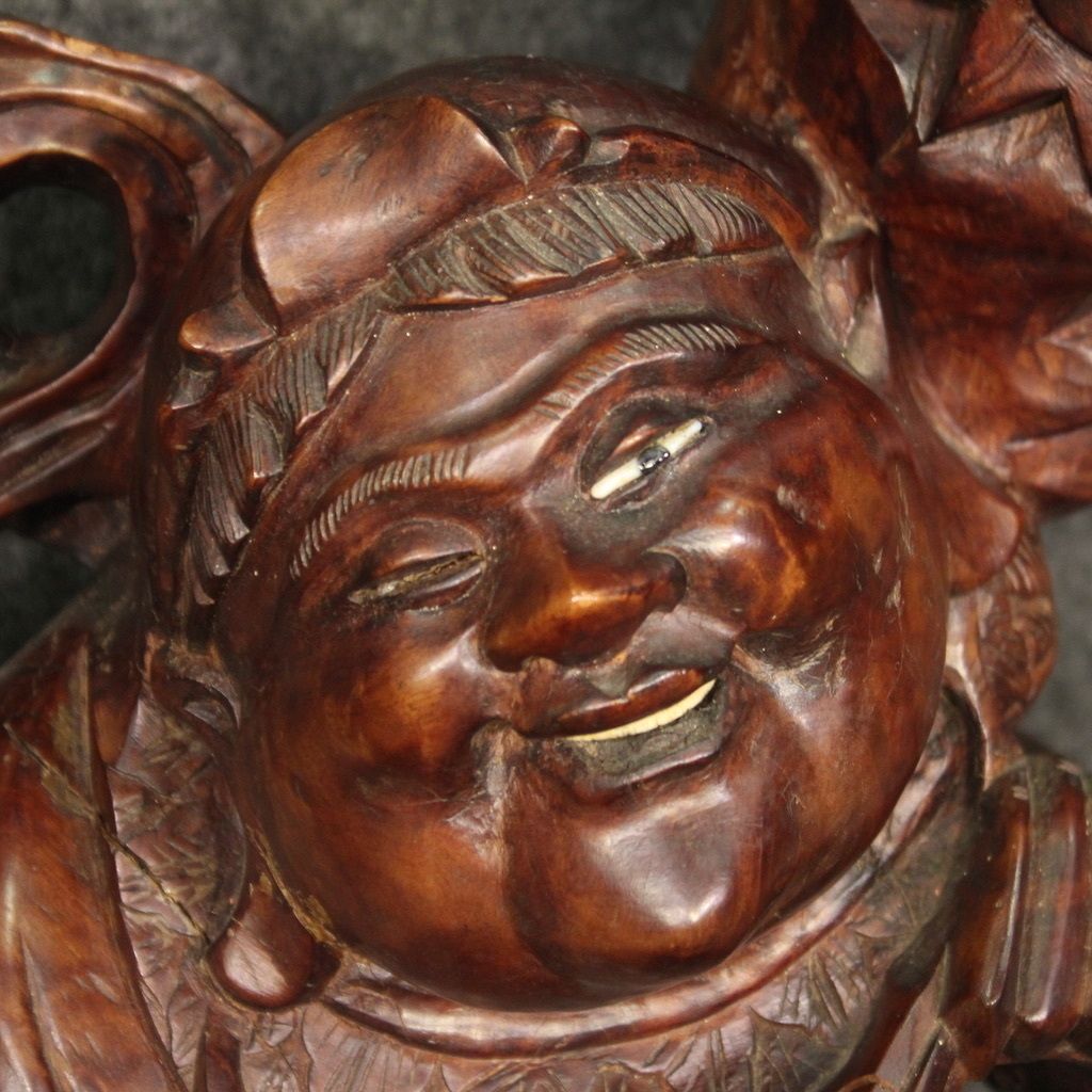 photo furniture Oriental Wooden Sculpture From The 60s