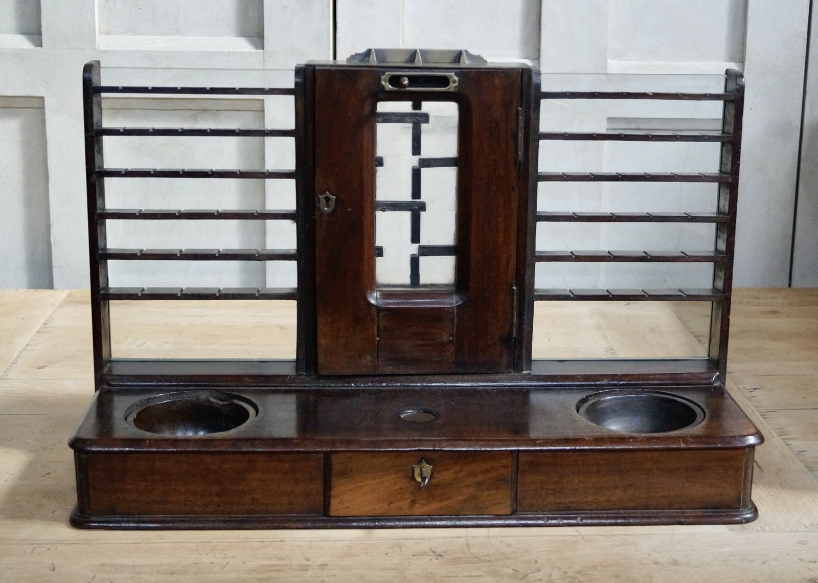 Rare Victorian Mahogany Cox’s Patent Till photo furniture