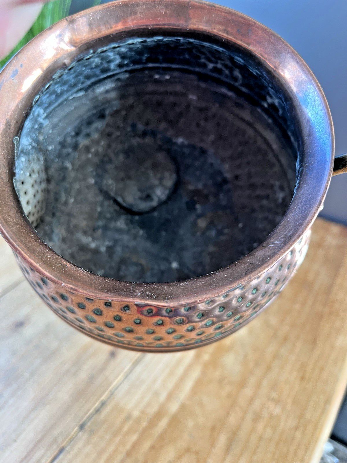 photo vintage Antique Aesthetic Movement Copper & Brass Dimpled Spirit Kettle Was Benson Style