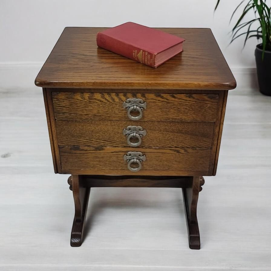 Vintage Bedside Cabinet By Webber Furniture / C1970