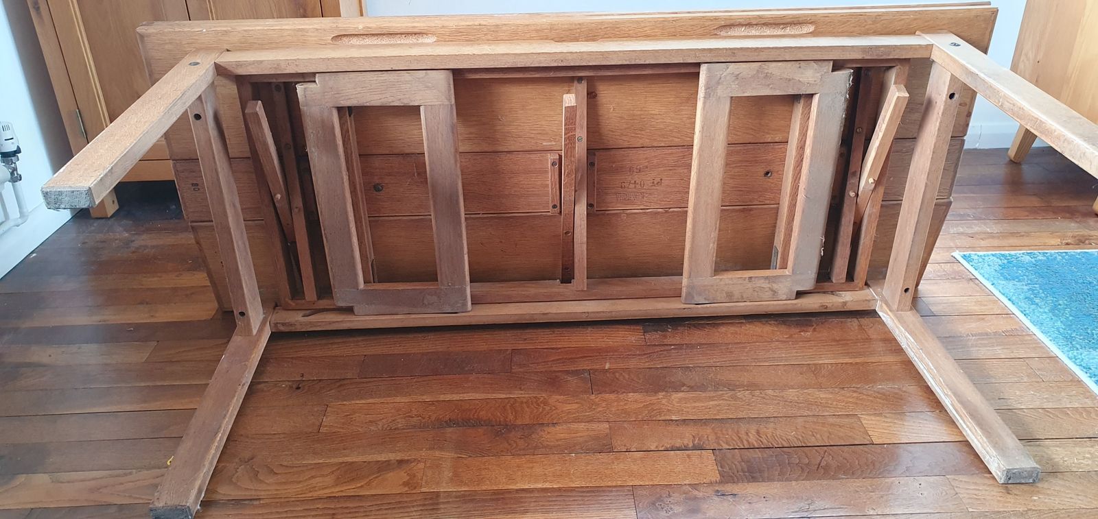 photo furniture Mid Century Ikea Kombina Dining / Coffee Table In Oak By Eric Worts From 1969   Rare Example