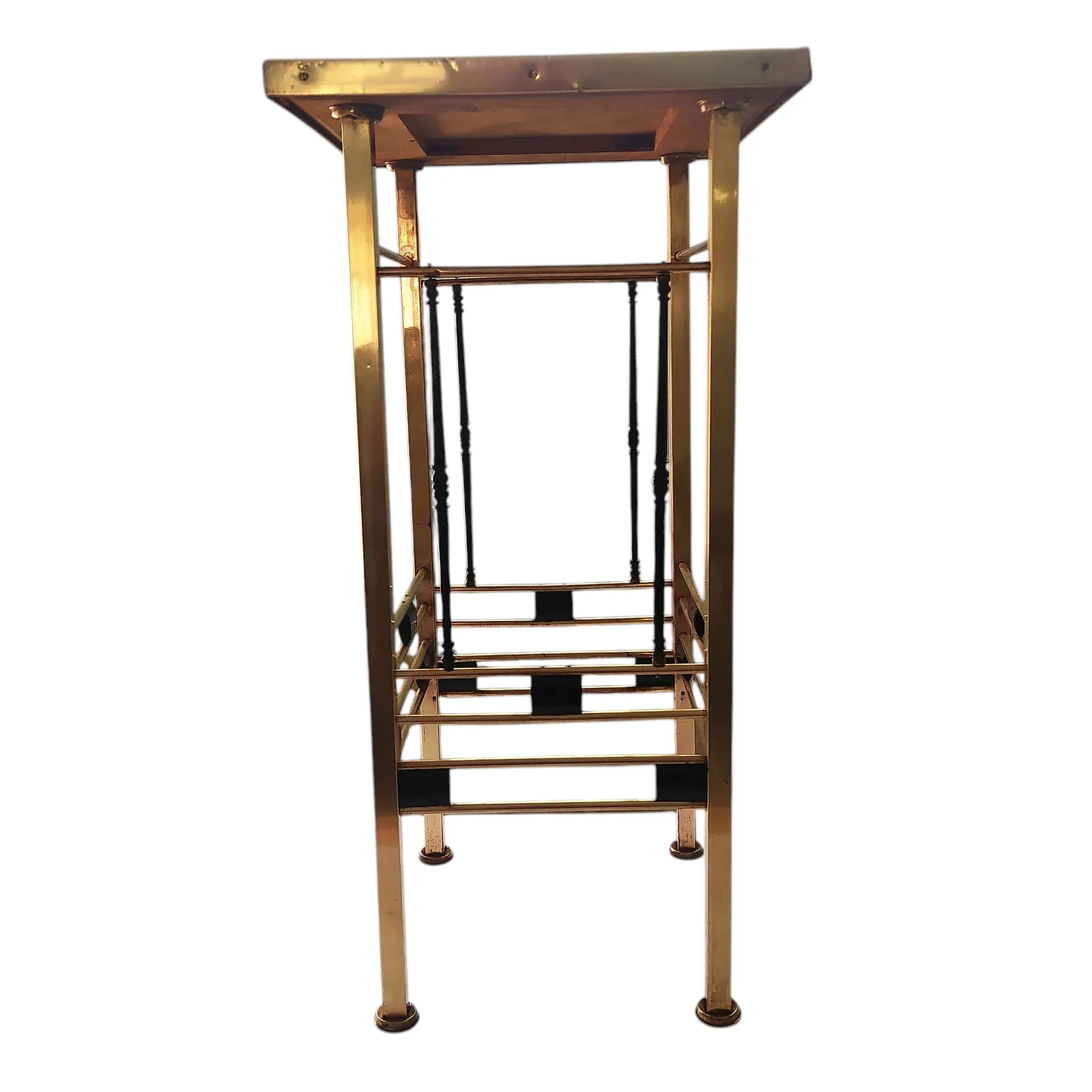 Early 20th Century Brass Pedestal,Art Deco Style. photo 720.0