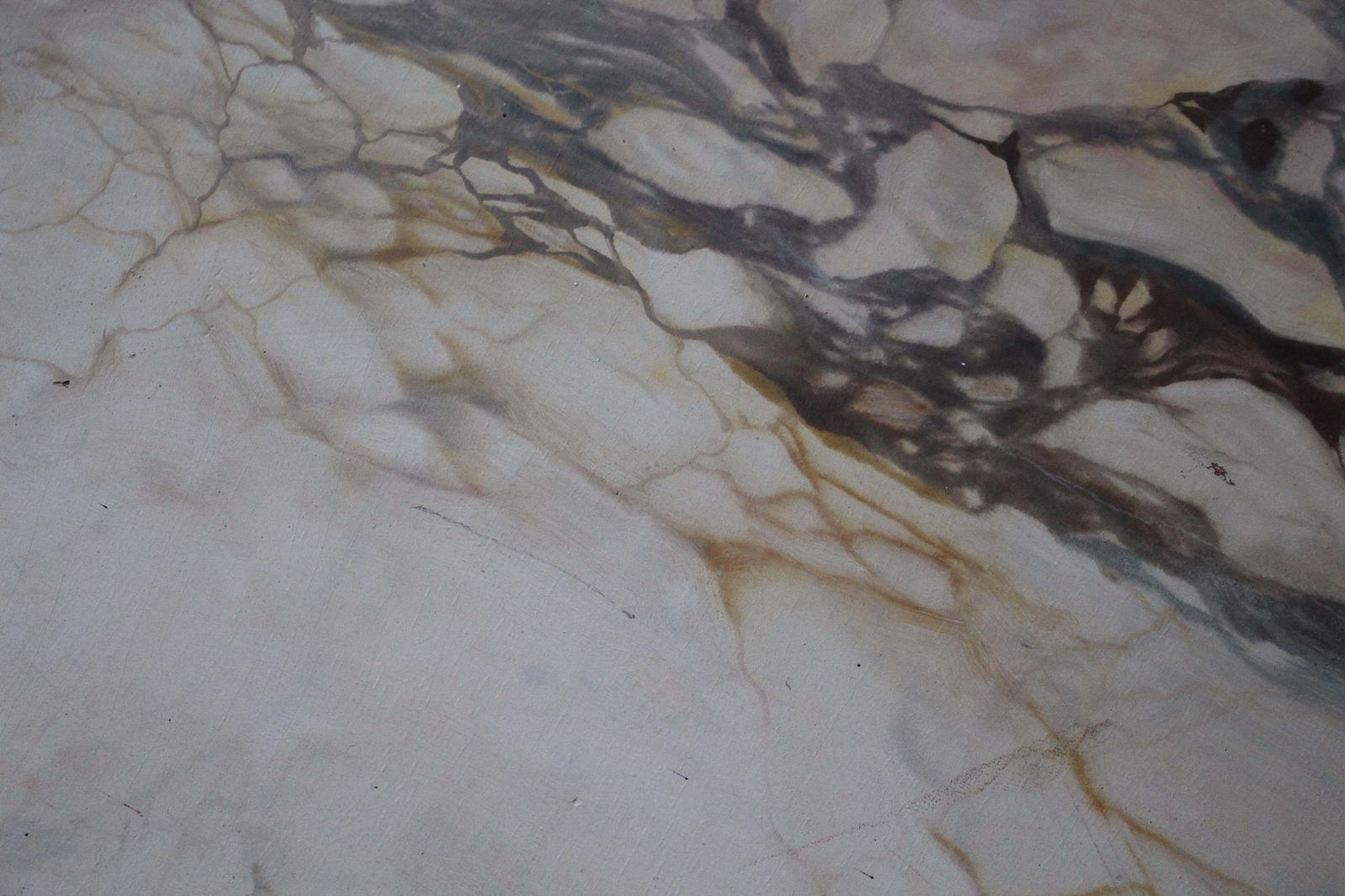 photo for sale 20th Century Pair Of Faux Painted Breccia Marble Panels Grand Tour County House