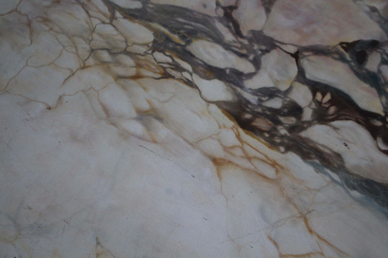 1321.0 20th Century Pair Of Faux Painted Breccia Marble Panels Grand Tour County House photo