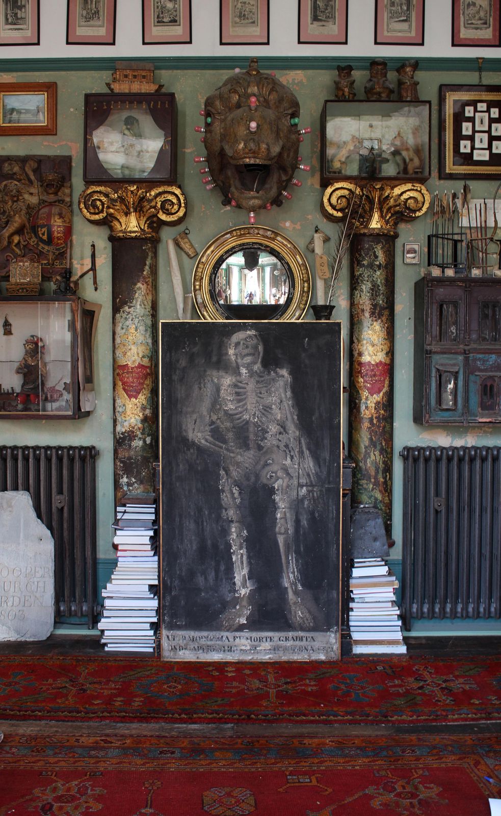 Art Early 19th Century Italian School Memento Mori Oil On Canvas Welcome Death photo