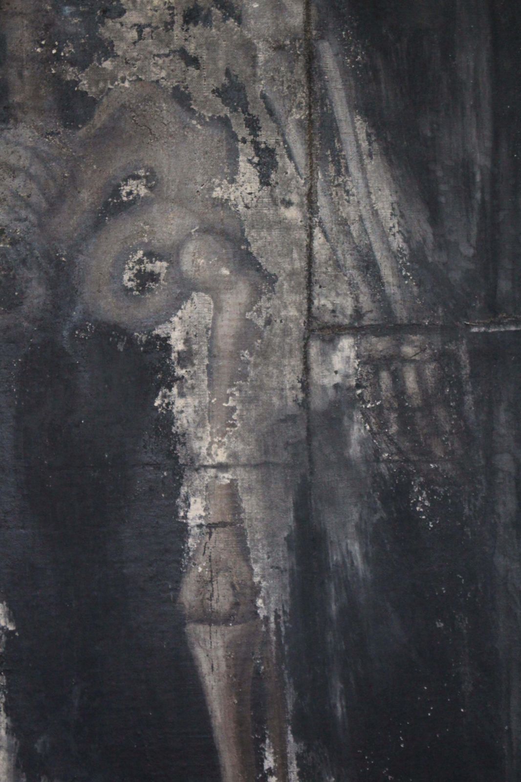 photo vinterior Early 19th Century Italian School Memento Mori Oil On Canvas Welcome Death