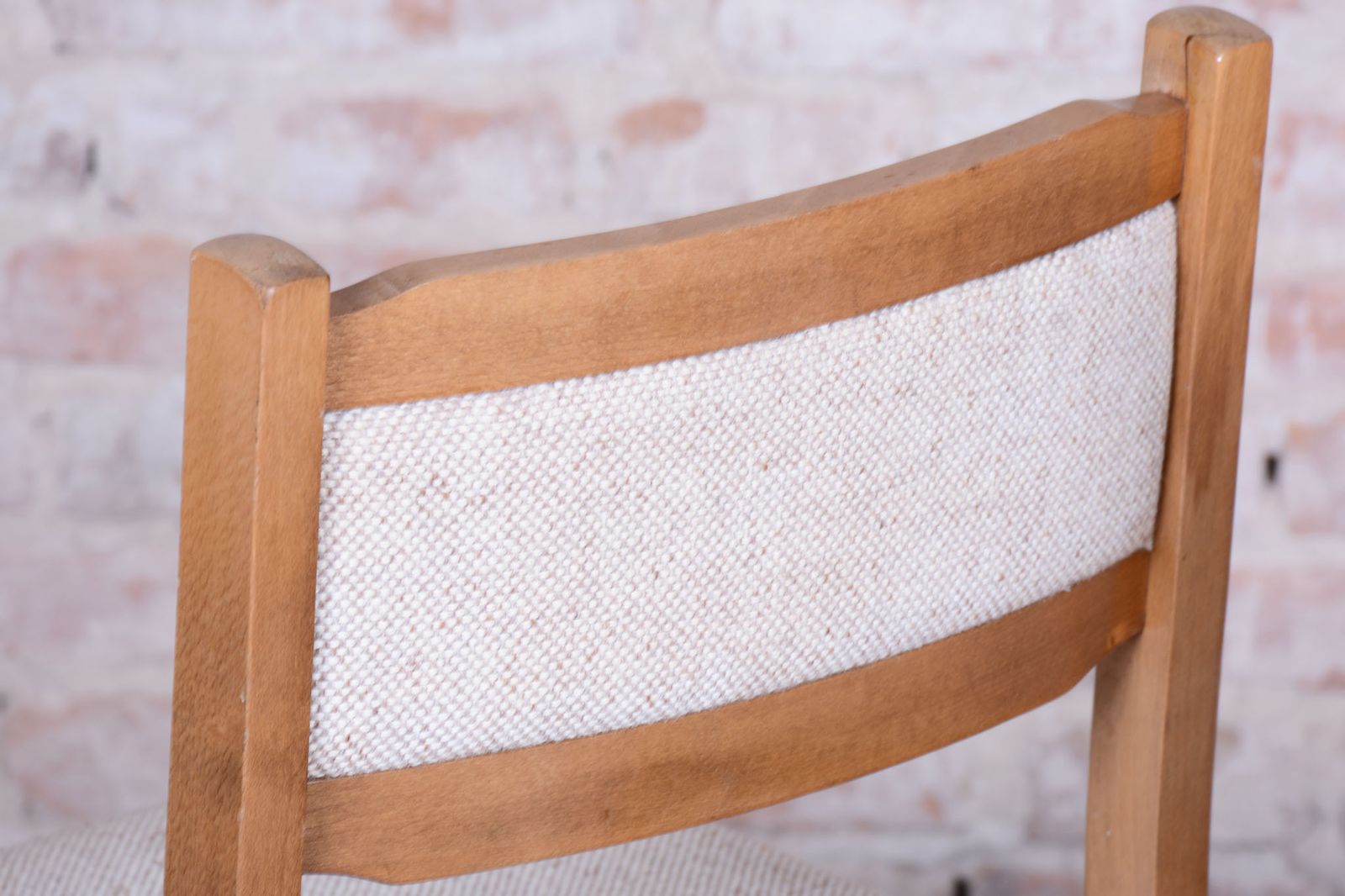 photo furniture Set Of Four Original Mid Century Dining Chairs, Beech, Czech, 1960s
