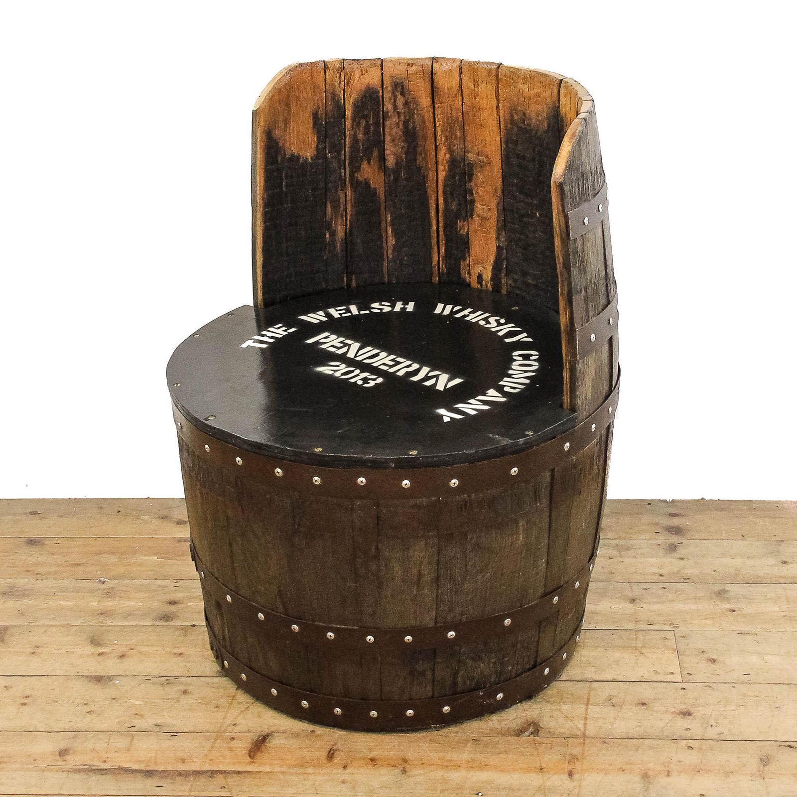 Welsh Whisky Barrel Seat | Barrel Seat | Whisky Barrels | Penderyn Distillery | Oak Barrels