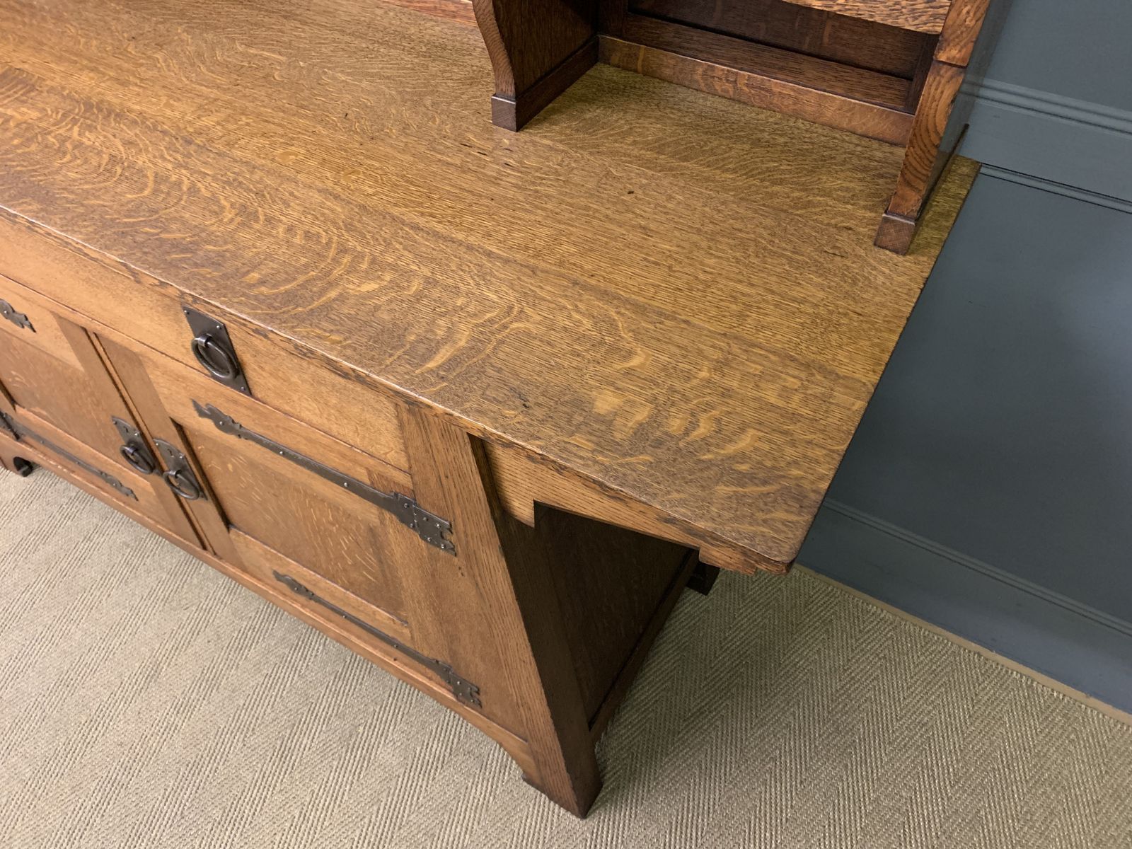 Liberty & Co. Arts And Crafts Period Oak Dresser photo vintage