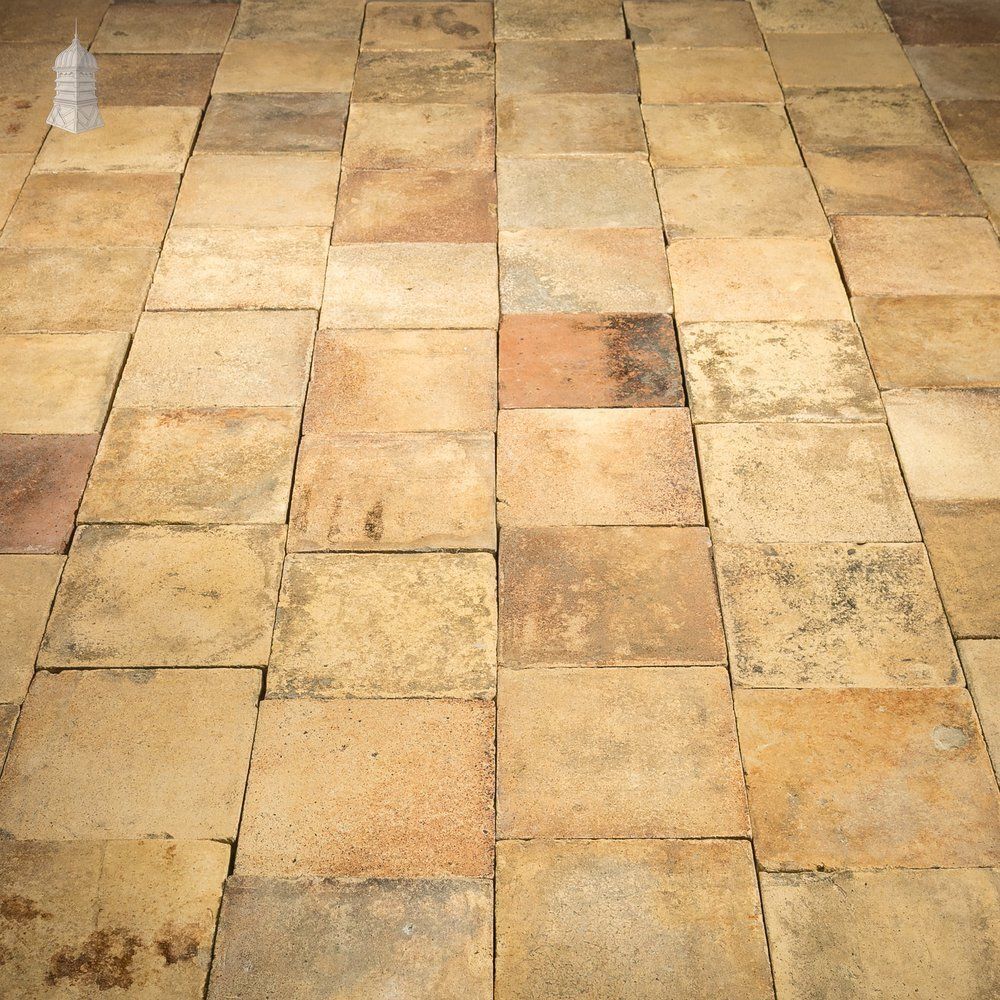 Buff Floor Tile, Reclaimed 12" X 12", Batch Of 176   16 Square Metres photo for sale