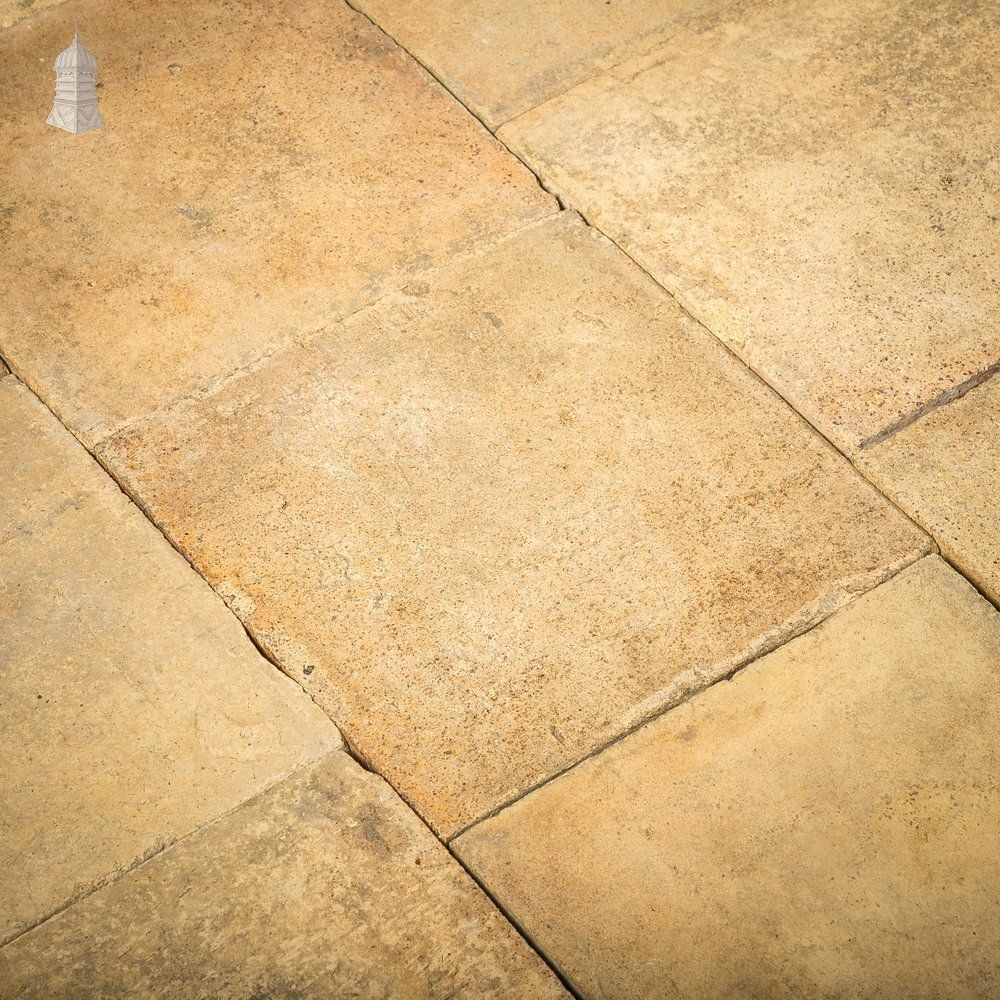 Buff Floor Tile, Reclaimed 12" X 12", Batch Of 176   16 Square Metres photo 4200.0