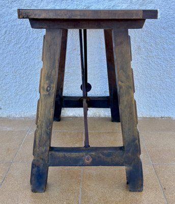Vintage Castilian Worktable, 1950s photo vinterior