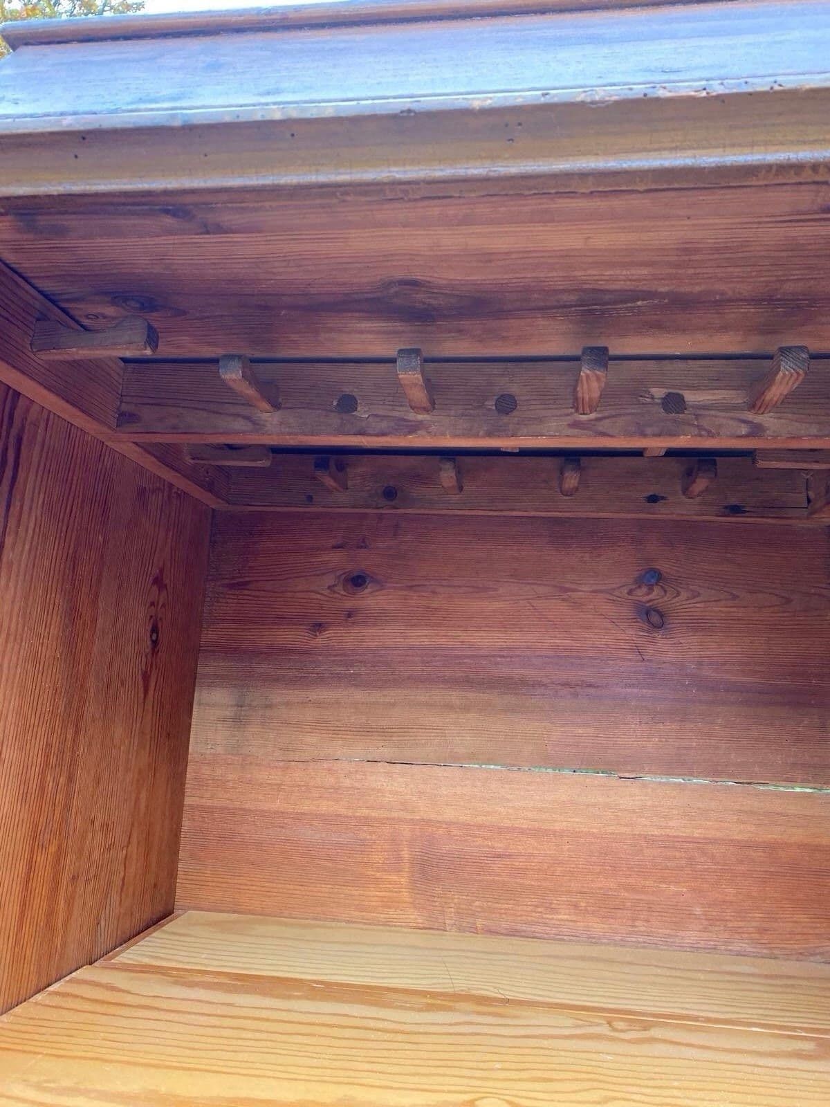 photo buy Pair Of Antique Wooden Swedish Storage Linen Cupboards