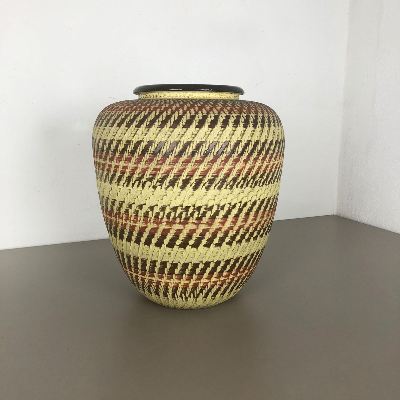 Large Ceramic Pottery Floor Vase By Dümmler And Breiden, Germany, 1950s photo for sale