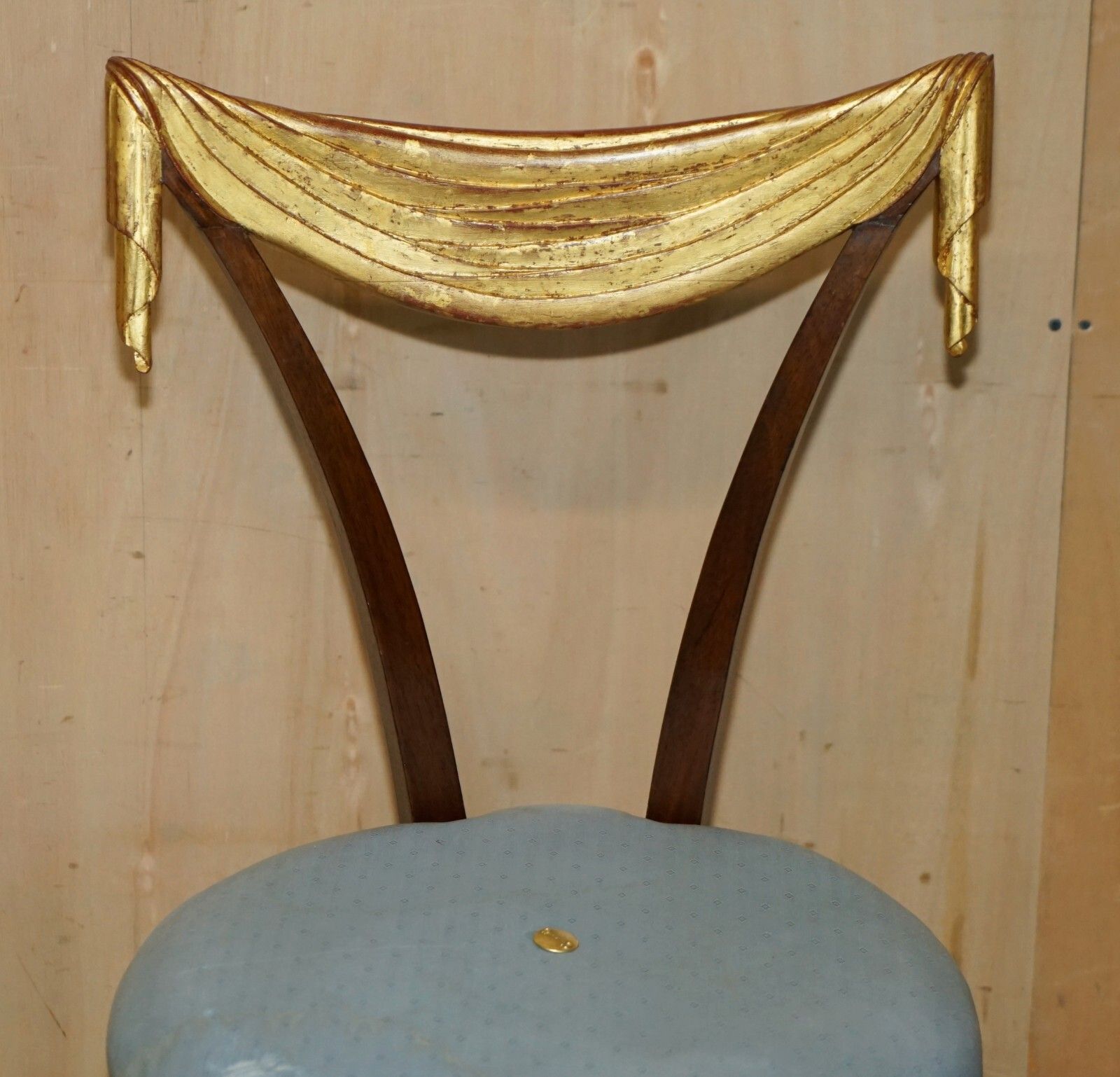 Collectable 1940's Original Upholstery Dorothy Draper Grosfeld House Side Chair photo for sale