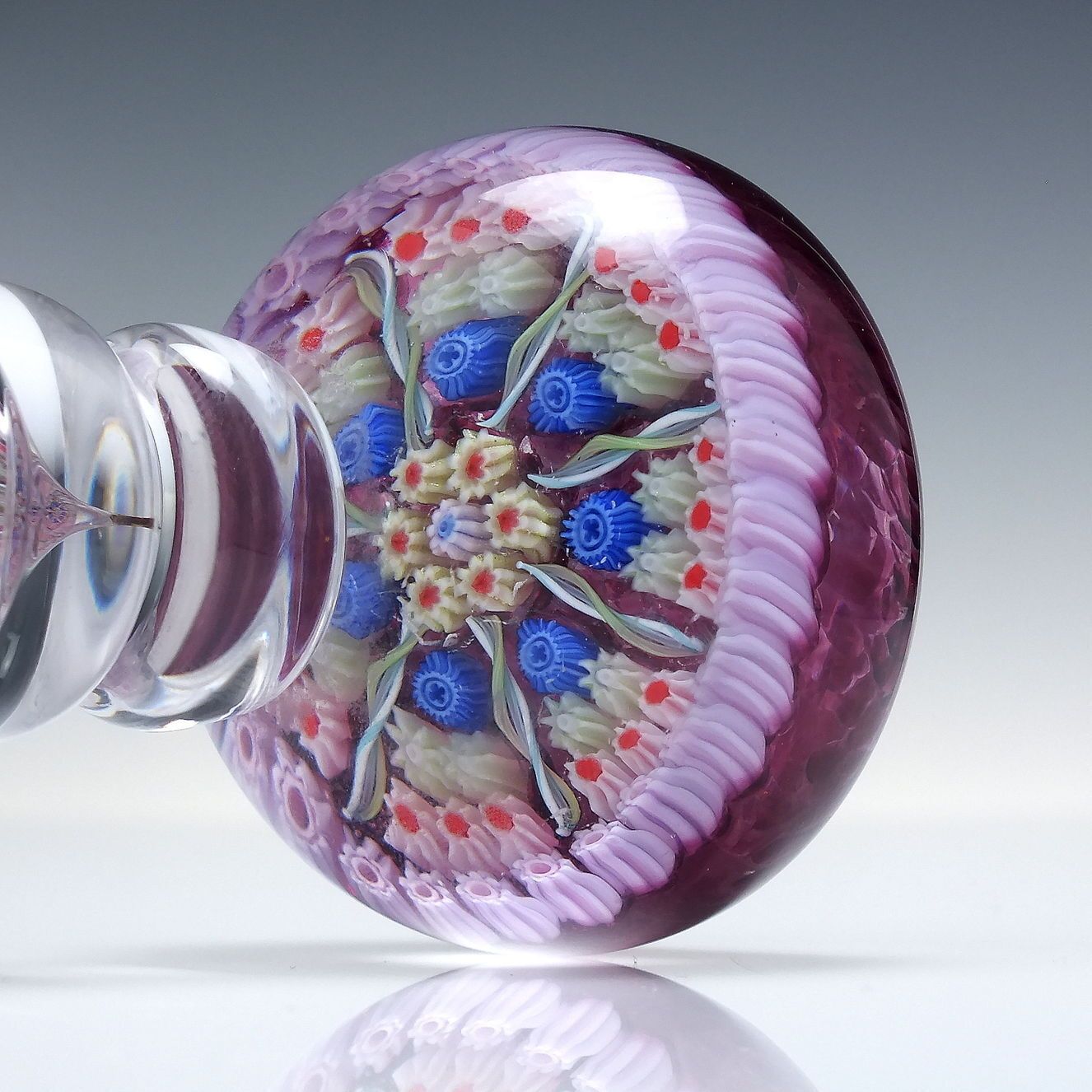 20th Century Vintage Glass Paperweight Vase photo furniture