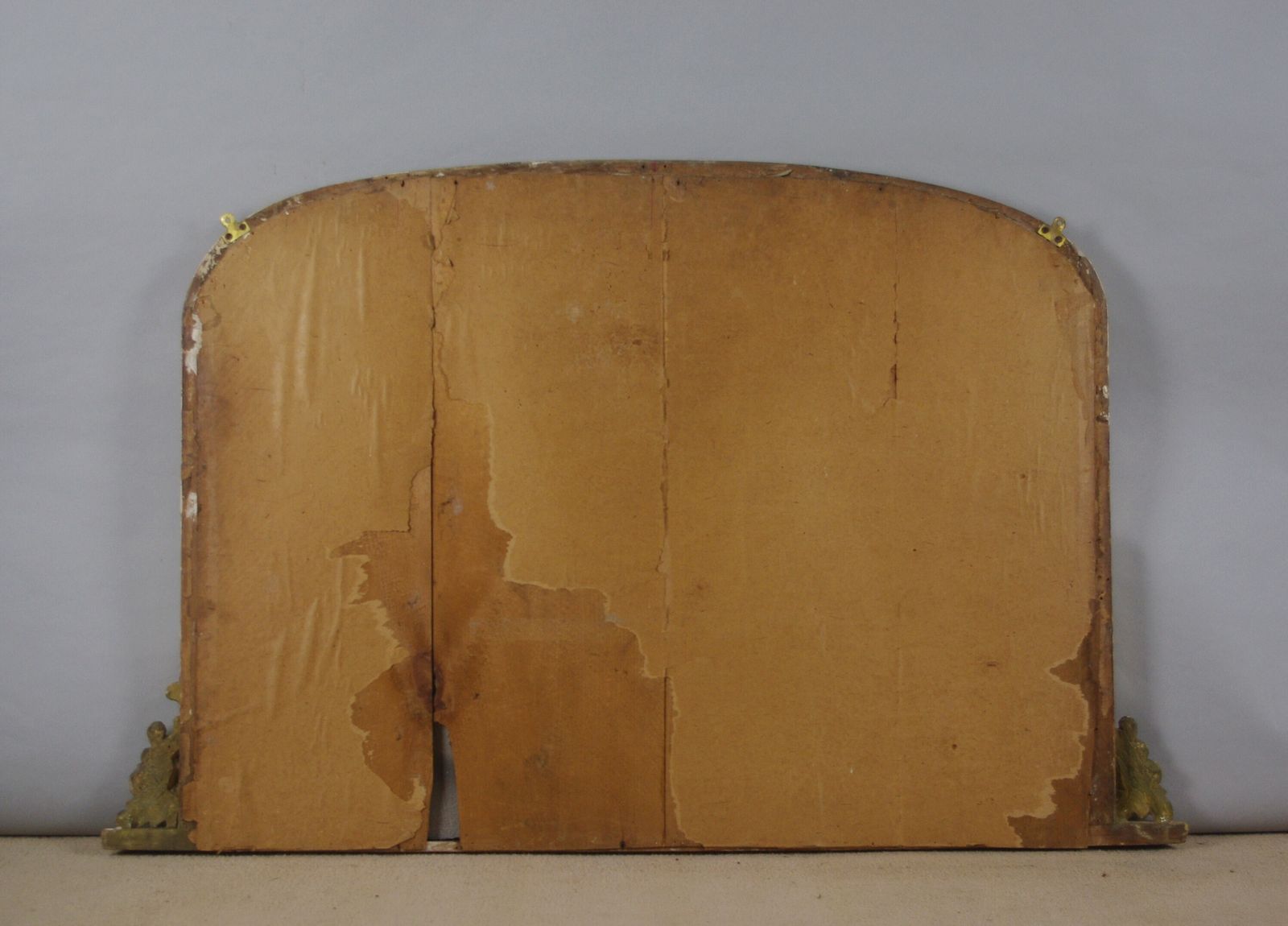 Victorian Gilt Wood Arch Top Overmantle Mirror photo buy