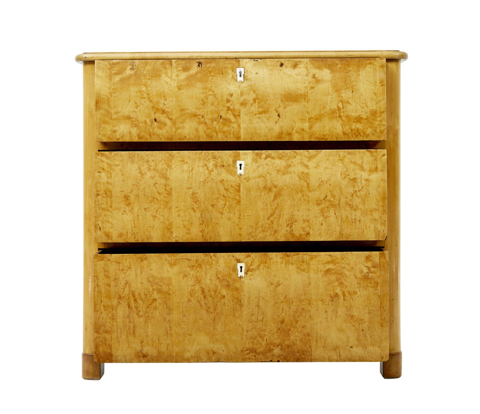 Mid 19th Century Swedish Birch Chest Of Drawers photo 1925.0
