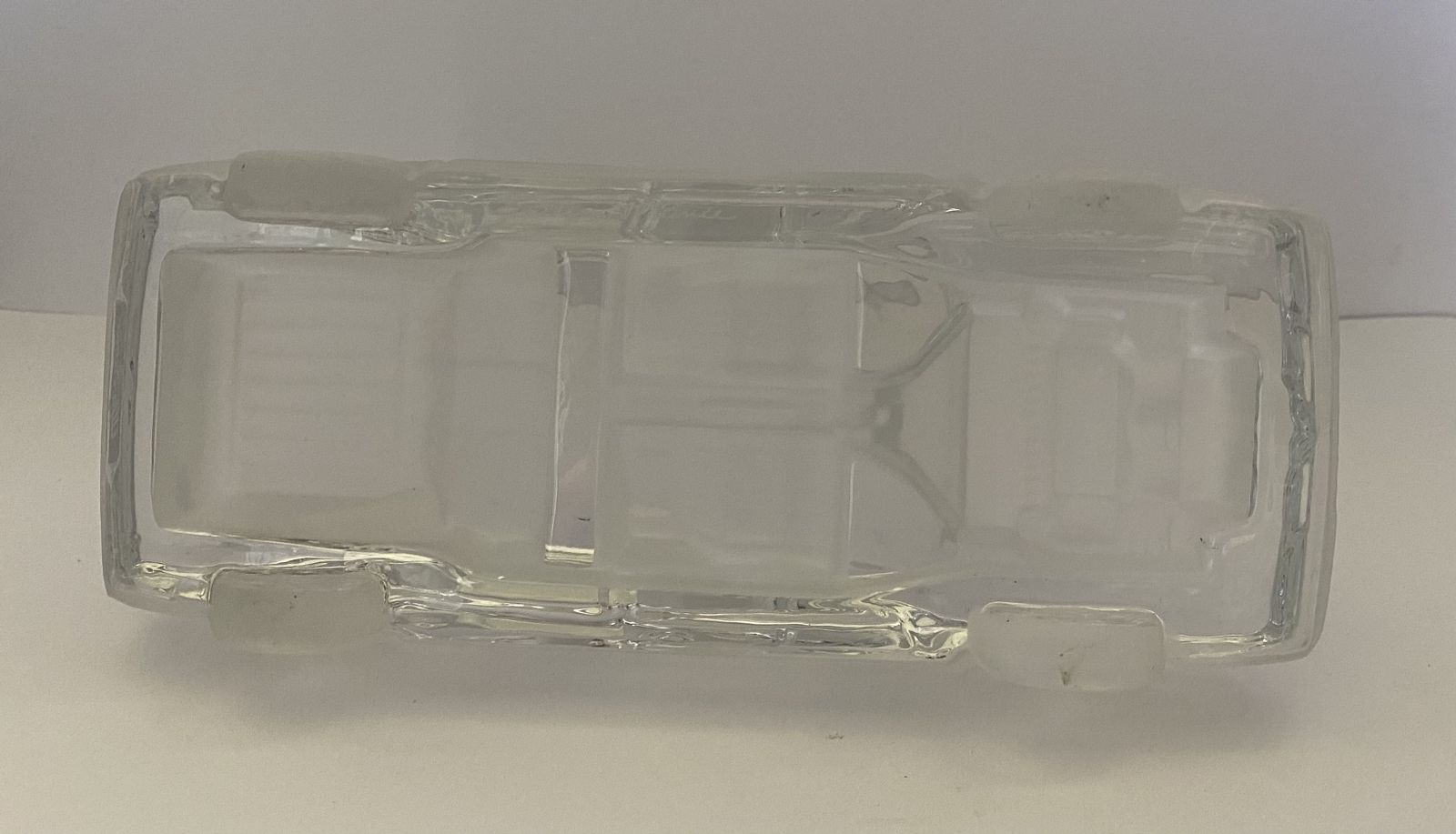 Home Decor Daum France, Limited Edition, Alpha Romeo 155 Lead Crystal Desktop Model, 1/20th Scale photo