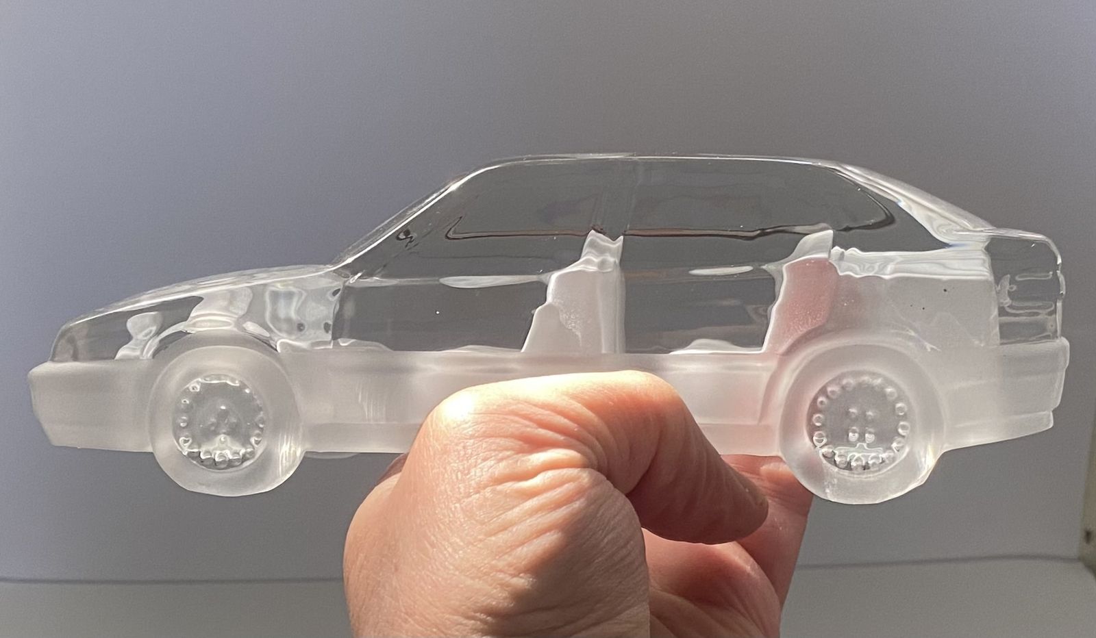 photo buy Daum France, Limited Edition, Alpha Romeo 155 Lead Crystal Desktop Model, 1/20th Scale