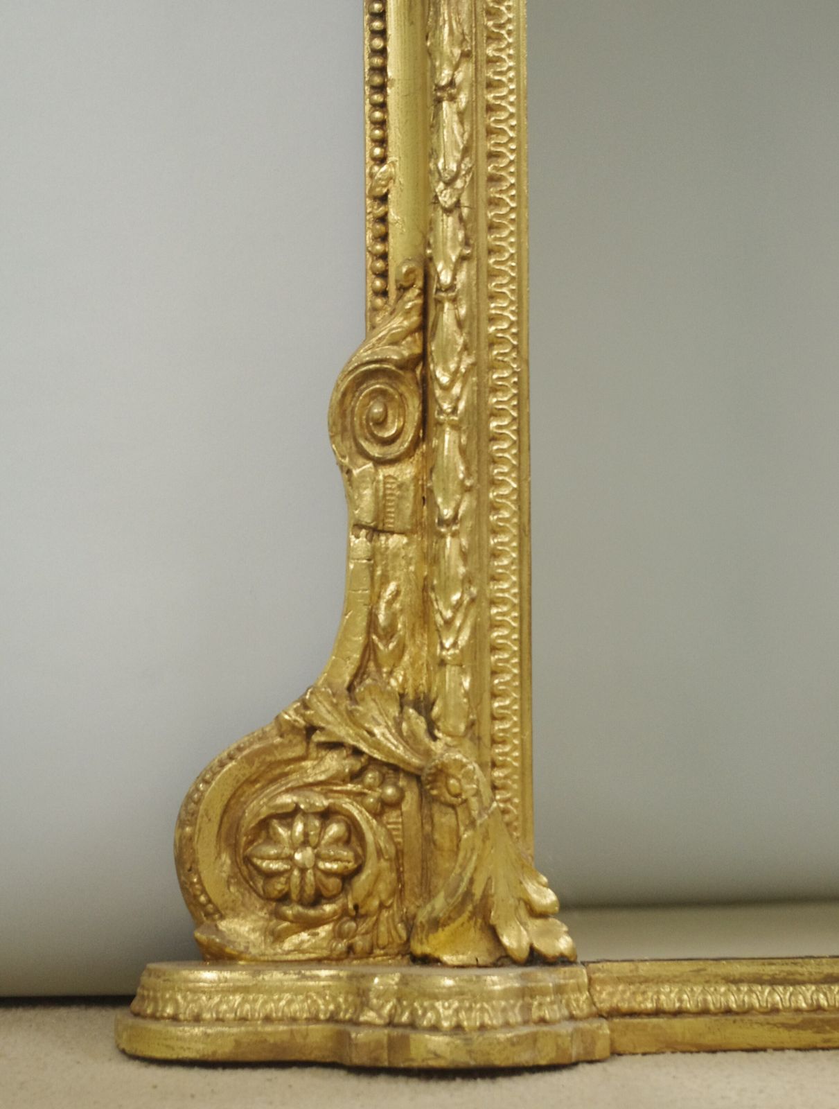 Victorian Gilt Large Arch Top Overmantle Mirror photo 2750.0