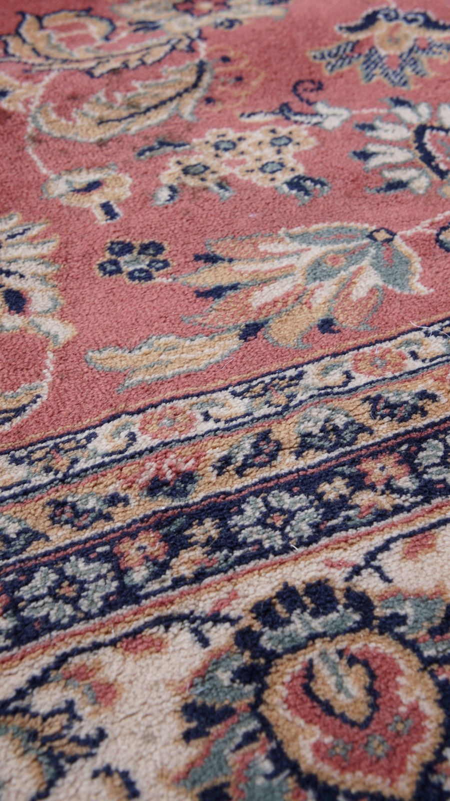 Large And Colorful Oriental Rug With Mainly Red And Pink Tones 345x250cm photo for sale