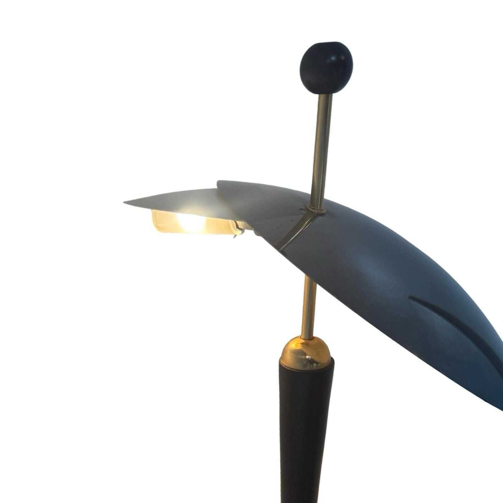 Herda   Memphis Style / Postmodern Design   'Disclamp' (Disclamp)   B 1352   Dutch Design, Marked   Gunmetal Gray photo for sale