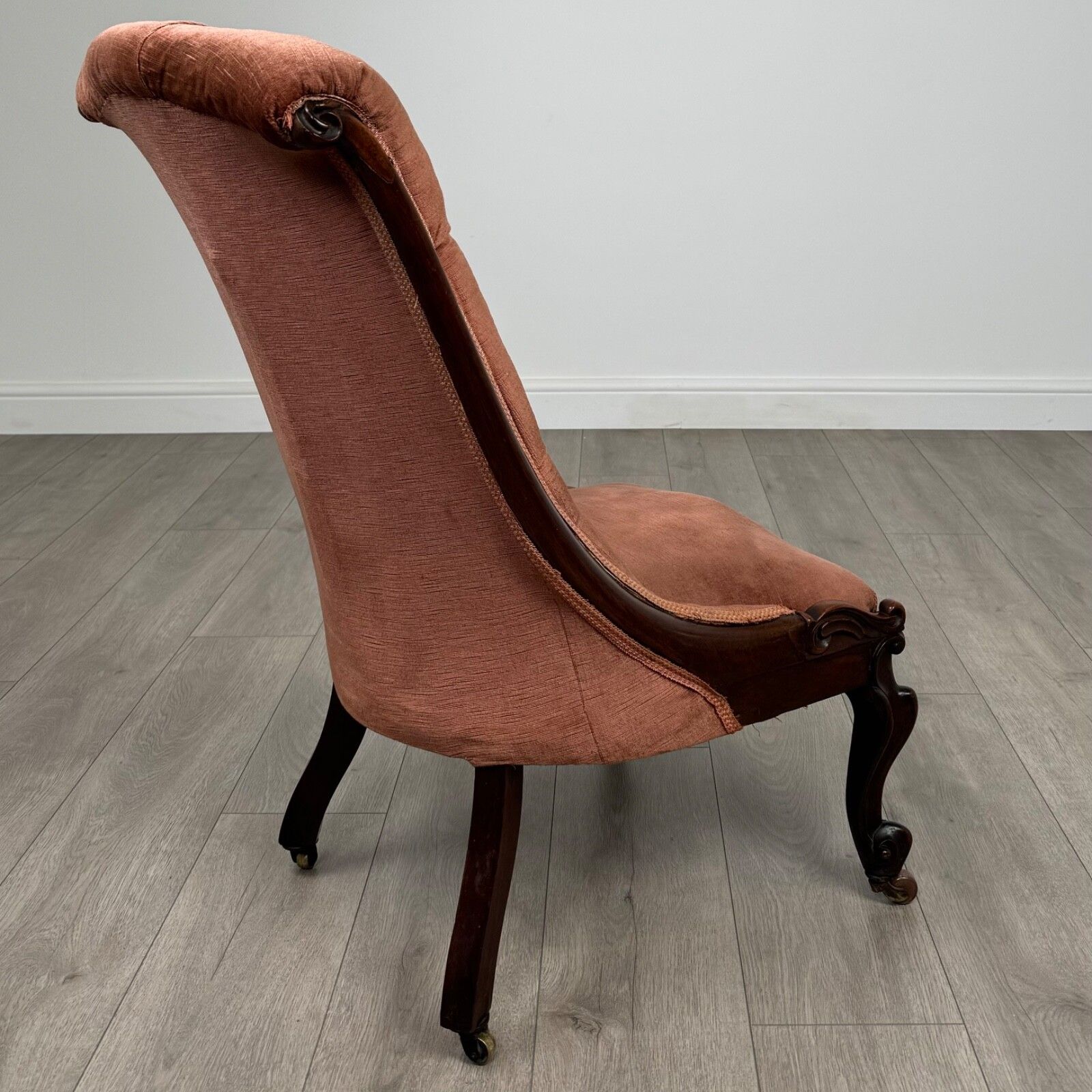 Antique 19th Century Nursing Chair In Mahogany photo 265.0