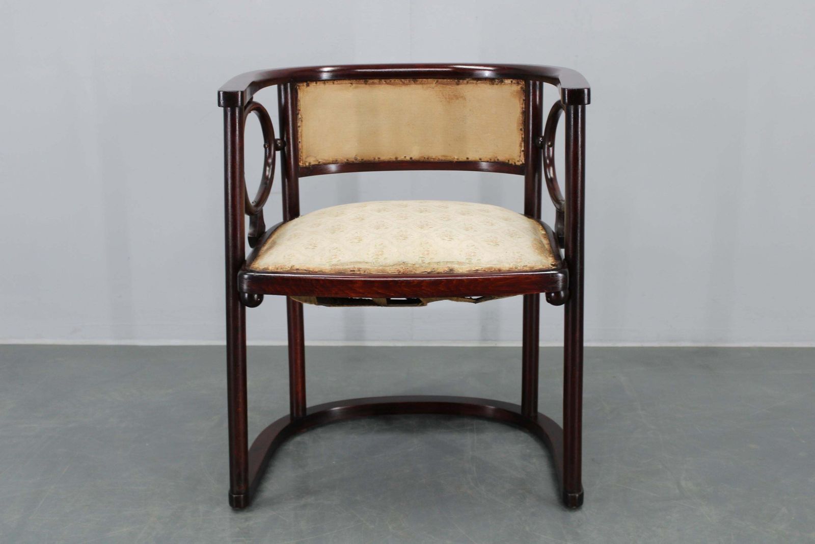 Josef Hoffmann Variation Of Art Nouveau "Fledermaus" Armchair By Fischel photo furniture