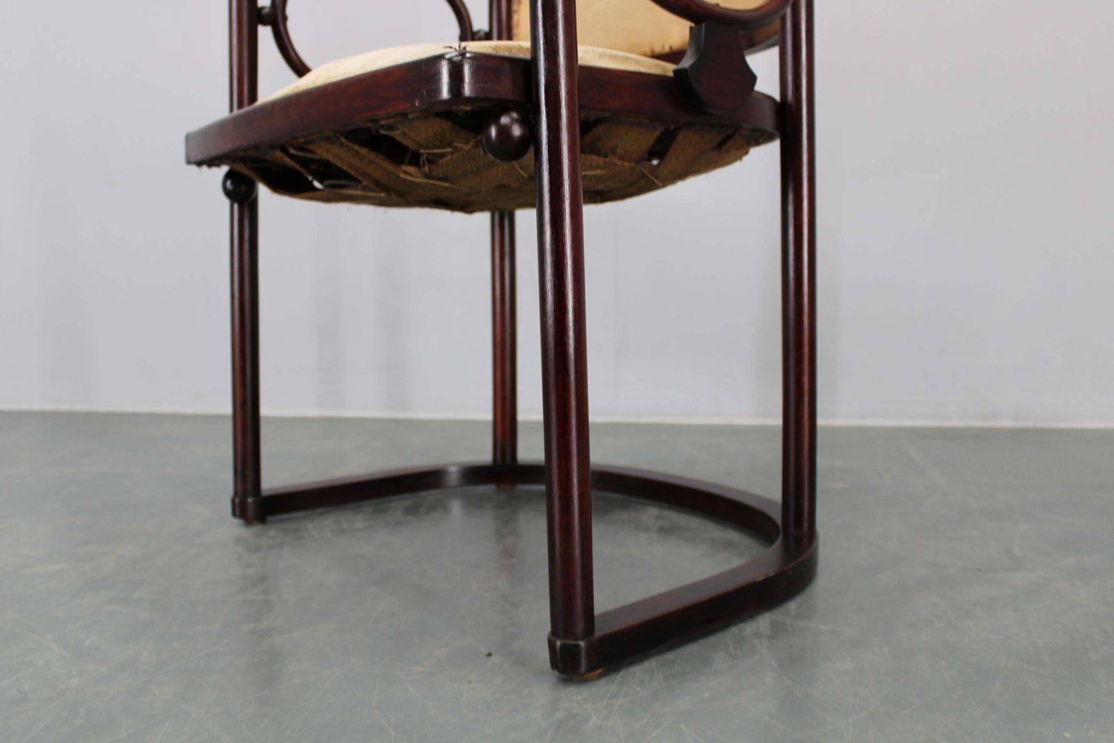 1984.0 Josef Hoffmann Variation Of Art Nouveau "Fledermaus" Armchair By Fischel photo